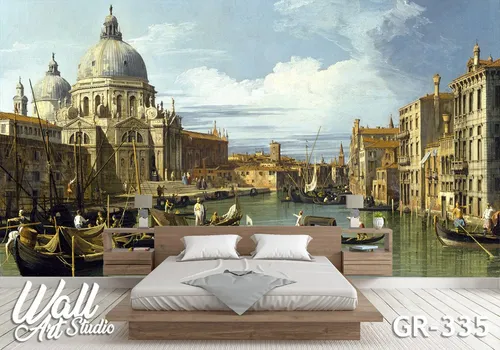 Foto tapeta Venecija umetnička slika - Fototapete za zid - Gradovi