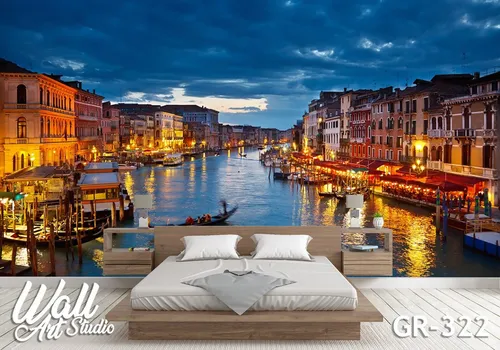 Foto tapeta Venecija panorama - Fototapete za zid - Gradovi