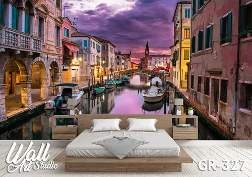 Foto tapeta Venecija kanal - Fototapete za zid - Gradovi