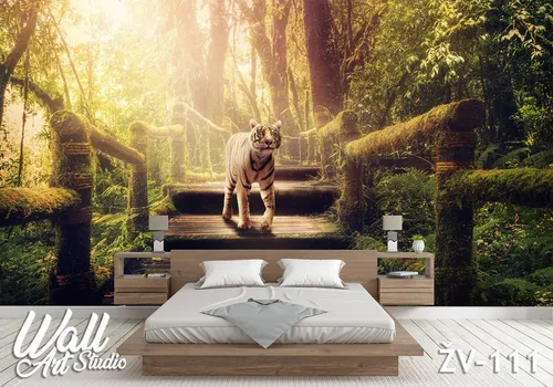 Foto tapeta tigar džungla - Tapete za zid Životinje