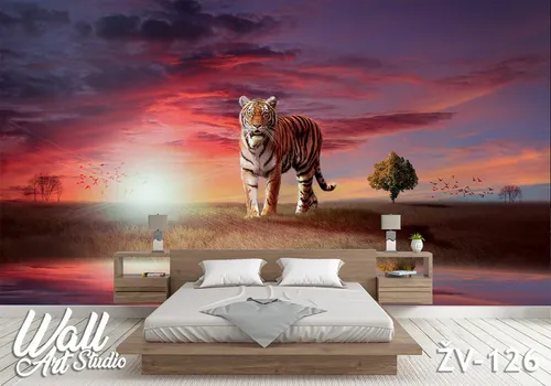 Foto tapeta tigar - Tapete za zid Životinje
